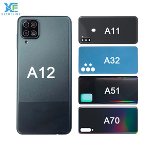 Custodia Backglass coperchio posteriore della batteria porta posteriore in vetro <span class=keywords><strong>per</strong></span> <span class=keywords><strong>Samsung</strong></span> A02 <span class=keywords><strong>A12</strong></span> A10 A10S A30 A30S A31 A32 A40 A42 A52 A72