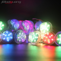 Modules LED RGB 35 mm pour éclairage de fête foraine, IP65 PVC, programmables, éclairage paysager pour aire de jeux, lumières décoratives blanches