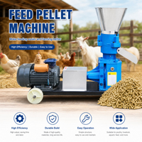 Machine de fabrication de granulés d'aliments pour animaux, usage domestique et agricole, vente en gros, pelletiseur d'aliments pour bétail