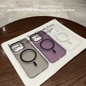 Matte Magnetic Acrylic Màu Sắc Đôi Trường Hợp Điện Thoại Di Động Bìa Đối Với <span class=keywords><strong>iPhone</strong></span> 12 13 14 15 15 Cộng Với 15Promax 16 - Product Image 4