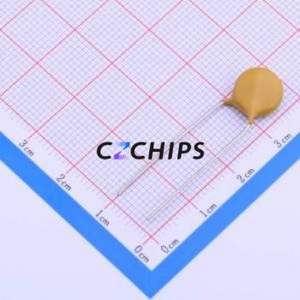Condensador cerámico de disco con orificio pasante CT81-P9Y5P1D102KSEW, componente de orificio pasante (THT), P=7.5mm 1nF 10% 3kV 7.5mm - Product Image 2