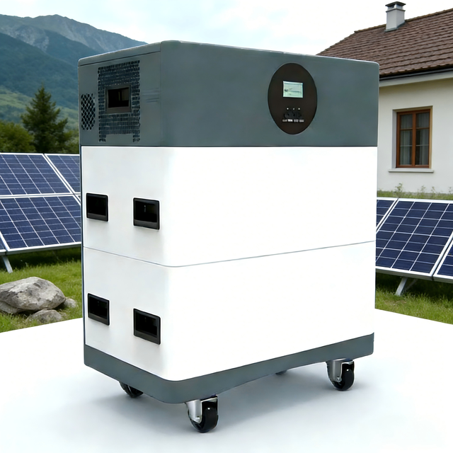 Household Power System Kit with a Complete Hybrid Setup of Solar Panels, Featuring a Lithium-ion Battery 5KW Hybrid Solar System