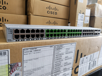 Switch Cisco Nexus 9200 Seri N9K-C92348GC-X dengan 48 port 100M/1G Base-T dan 4 port 1/10/25G SPF28 serta 2 port 40/100G QSFP28
