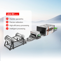 Ligne de production de découpe laser de tôles à alimentation par bobine, série LEA-RC, haute efficacité, déroulage et nivellement, Yaskawa Cypcut AI/BMP/PLT