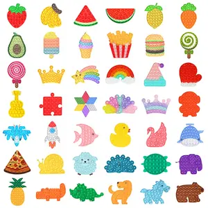 כיף Fidgit חבילה אנטי מתח אוטיזם שונים צבע פירות צורת צעצוע לקשקש צעצוע לילדים ומבוגרים