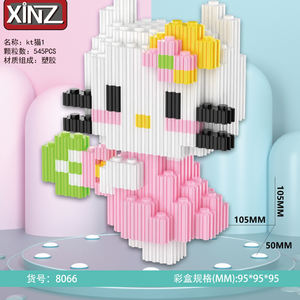 Nuevas Llegadas Plástico ABS DIY Minifigura de Sanrio <span class=keywords><strong>Hello</strong></span> Kitty Xinz Micro Bloques de Construcción Conectables para Regalo de Niños - Product Image 2