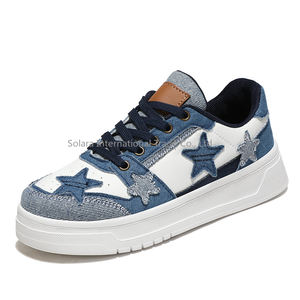 Chaussures de marche d'extérieur pour hommes en denim personnalisées de haute qualité du fabricant, à semelle épaisse, imperméables et respirantes, pour le printemps et l'hiver - Product Image 3