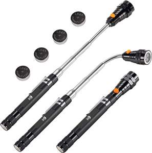 Regali di natale Telescoping magnete torcia elettrica per gli uomini magnetico Pickup strumento con 3 luci LED - Product Image 1