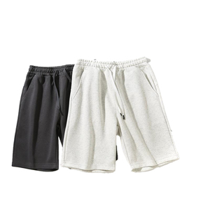 Summer Custom Logo Design Sportswear Shorts Cotton Polyester Breathable Pocket Drawstring Waist Shorts Casual Style - Product Image 3