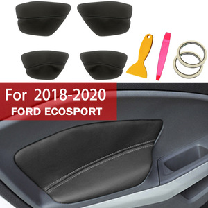 Fundas de Cuero para Panel de Puerta Ford EcoSport, Microfibra Auténtica, Instalación Adhesiva, Decoración Interior - Product Image 2