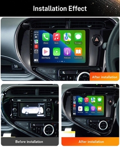 Radio Reproductor Multimedia para Auto con Pantalla Táctil de 9'' 2 Din, 4G LTE, GPS, Android, Carplay, para <span class=keywords><strong>Toyota</strong></span> <span class=keywords><strong>Prius</strong></span> C 2018~<span class=keywords><strong>2020</strong></span>, Volante a la Derecha/Izquierda - Product Image 3