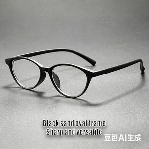 Monture de lunettes tendance œil-de-chat TR90 – Lunettes de vue anti-lumière bleue élégantes et modernes, style coréen, monture fine et avancée - Product Image 1