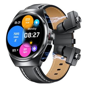 Reloj Inteligente 2 en 1 MT95 Transfronterizo para Llamadas Duales, Música, Salud, Deportes, Auriculares TWS, Multifunción, AMOLED, NFC, Sangre - Product Image 5