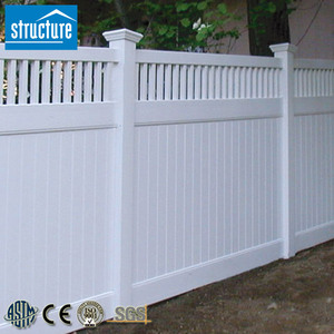 Venta de fábrica, VALLA DE semiprivacidad de plástico moderna para exteriores de alta calidad, material de esgrima de diseño <span class=keywords><strong>Vertical</strong></span>, puerta exterior - Product Image 5