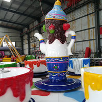 Équipement de parc de divertissement d'attraction de fairland, carnaval d'enfants parc d'attraction tasse à café ride