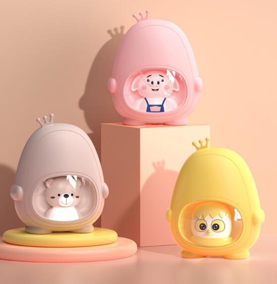 Gift 10000mah Prince Frog, Cute Pickup Chicken, Pig, Rabbit, Cat, Dumb Bear Animal Shape Pet Hand Warmer Power Bank Warmer