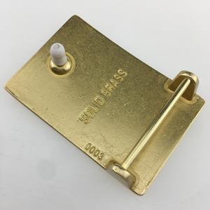 Strapazierfähige Gürtelschnalle aus Messing, Herren-Schnallen 40 mm, Rechteckige Messing-Schnalle - Product Image 5