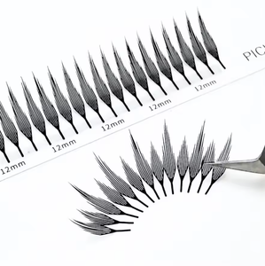 Extensions de cils synthétiques Aesphylash, Fournitures pour extensions de cils, Plateaux de cils en cachemire, Dissolvant pour cils, Clusters de cils en vison - Product Image 1