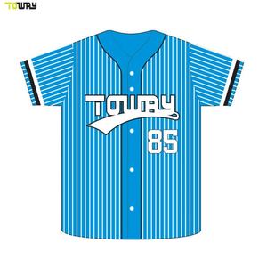 Patrón de Camiseta de Béisbol Personalizada con Cuello en V y Rayas - Product Image 2