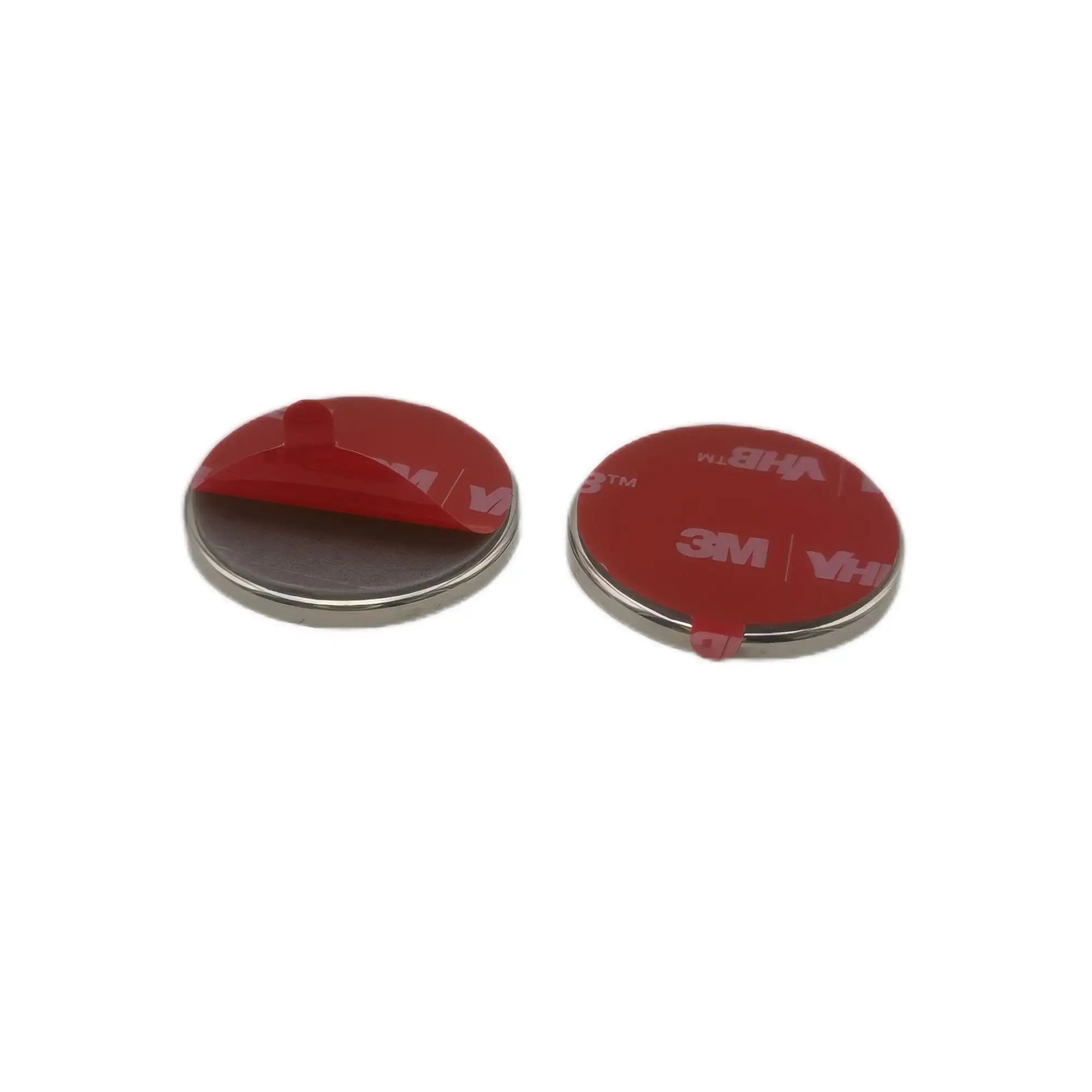 Self-Adhesive Ndfeb Super Strong Permanent Magnetic N38 N42 N45 N48 N50 N52 Magnet Disc Round Magnet With Vhb Adhesive Magnet