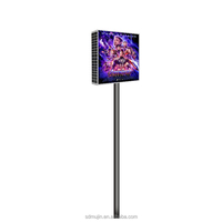 Boîte lumineuse LED rectangulaire en alliage d'aluminium, décorative, solaire, haute luminosité, résistante aux intempéries, pour hamburger