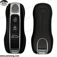 Coque de clé de voiture intelligente à 3 boutons, remplacement direct usine, pour Porsche