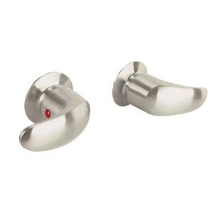 Foset Aqua Set di 2 grandi maniglie leva bagno satinato Hardware AQMR-62N Premium accessorio bagno