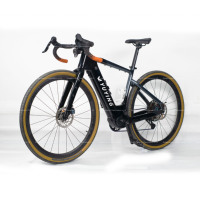 Vélo de gravier électrique en carbone 700C longue portée, moteur Bafang M820 70 Nm de couple, batterie 36 V 15 Ah, 12 vitesses, frein hydraulique, tout-terrain