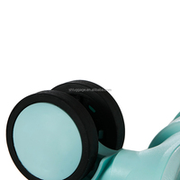 Unisex Luxus Cartoon Modern ABS 20 Zoll 1-teiliges Reisegepäck 4-Rad Wasserdichter Spinner mit Zahlenschloss Reißverschluss-Koffer