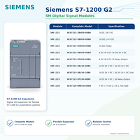 Contrôleur logique programmable SIEMENS S7 1200 G2 PLC, module de contrôle dédié, 6es7214-1hh50-0xb0 6es7214-1ah50-0xb0