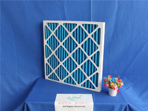 高品质板式褶皱式灰尘过滤器滤芯新型铝合金框架预过滤器工业空气过滤器 - Product Image 6