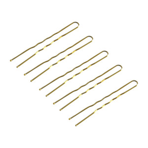 Set E-57 per capelli color oro 120 pezzi per parrucchieri 5.6 cm strumenti e accessori per capelli - Product Image 1