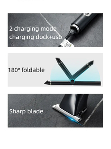 Rasoir à <span class=keywords><strong>barbe</strong></span> multifonctionnel à long manche réglable Rasoir à cheveux <span class=keywords><strong>pour</strong></span> le dos des hommes <span class=keywords><strong>Tondeuse</strong></span> à cheveux <span class=keywords><strong>pour</strong></span> hommes - Product Image 5