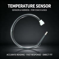 Nouveau capteur de température avec faisceau de câblage durable pour bus Kinglong Zhongtong Ankai, pièce de rechange TPS-001