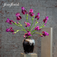 Fleurs artificielles en soie irisées, faites à la main, de qualité supérieure, pour la décoration de la maison, des hôtels, des mariages, des remises de diplômes, de la fête des mères et de Pâques