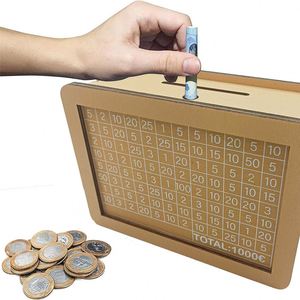 Hucha de alta calidad para niños, caja de ahorro ecológica, para depositar y retirar dinero, Dropshipping - Product Image 4