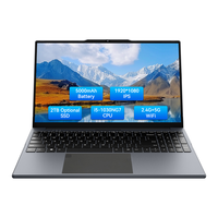 Ordinateur portable professionnel OEM 15,6 pouces, Intel I5 10e génération, DDR4 8 Go, SSD 512 Go personnalisable, écran IPS 1920x1200, clavier anglais, métal