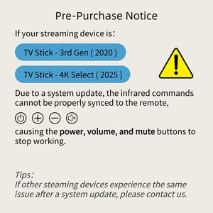Télécommande de remplacement pour tous les appareils Fire <span class=keywords><strong>TV</strong></span> - Commande vocale, compatible avec <span class=keywords><strong>TV</strong></span> Stick, Cube, Insignia, Toshiba Smart TVs - Product Image 6