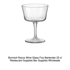 Verre à cocktail Fizz Bartender 22 cl H 12,4 cm Ø 9 cm Bormioli Rocco - Product Image 2