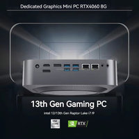 13TH Gen I9 12900H I7 13700H 13620H RTX4060 8G Mini PC Win11 2xDDR5 PCIE 4.0 WiFi6 Triple Display Desktop Gamer Mini Computer