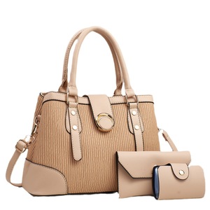 Conjunto de 3 Bolsos de Mano Azul Claro para Mujer con Asa Superior, Correa para el Hombro, Cartera y Mini Bolso para Viajes Diarios - Product Image 5