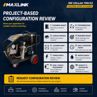 Machine à jet d'eau industrielle OEM chinoise 700 bars 22 L/min 30 kW avec configurations personnalisées de 600 à 1100 bars