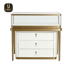 Vitrine à bijoux sur mesure avec panneaux en verre pare-balles, éclairage LED, serrure biométrique avancée, respectueuse de l'environnement, ODM, sécurité maximale - Product Image 6