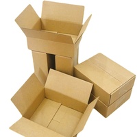 Conception de logo personnalisé Emballage postal en carton ondulé Carton d'expédition brun uni Boîte minérale Boîtes en carton ondulé imprimé