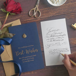 Factory Colorful 3D Eco-Friendly Greeting Card Handwritten Message Blessing <b>Paper</b> Craft Gift Christmas <b>Birthday</b> New Year Easter - Product Image 1