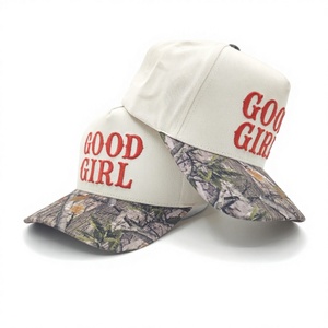Gorra de Béisbol de 5 Paneles Más Vendida, Logotipo Bordado Personalizado, MOQ Bajo, OEM, Suministro Confiable de Fábrica Profesional, Producto de Primera Calidad - Product Image 1