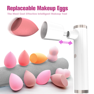 Applicateur électrique de maquillage de vibration de bouffée de poudre de <span class=keywords><strong>visage</strong></span> d'éponge de maquillage - Product Image 2