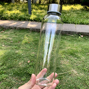 Personnalisé 18oz grande bouteille d'eau en <span class=keywords><strong>verre</strong></span> boissons jus boisson <span class=keywords><strong>verre</strong></span> avec fronde pour bouteilles d'eau de voyage pour <span class=keywords><strong>le</strong></span> Sport - Product Image 2