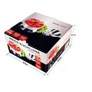 Balance de cuisine numérique en acier inoxydable 5KG/1G, balance alimentaire nutritionnelle pour la pâtisserie, fabriquée pour un usage professionnel - Product Image 2