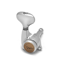 High Sales Volume SAPHUE Guitar Locked Machine Head Sealed Fishtail Peg L/R Titanium Chrome for Electric Guitar